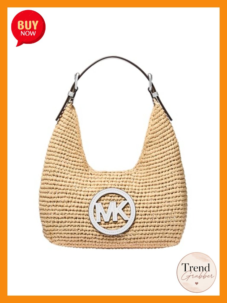 Crocheted Small Hobo Shoulder Bag With Adjustable Strap